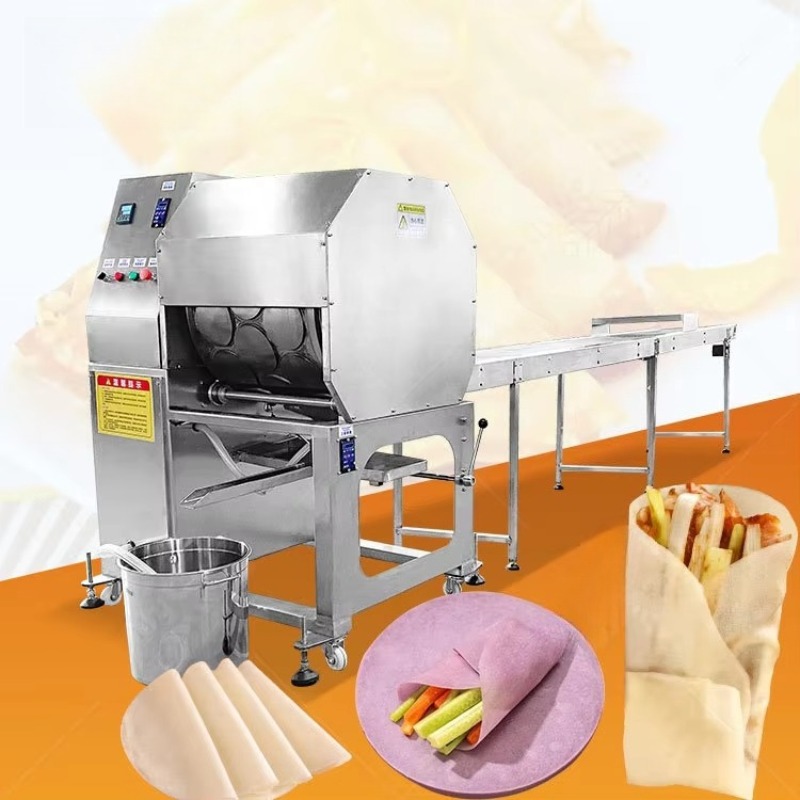 Spring Roll Wrapper - Vollautomatische Injera-Spring-ethiopische Lebensmittelrollen-Teigblatt-Formmaschine für Lumpia-Wrapper, kundenspezifisch
