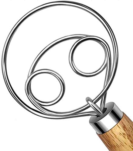 Danish Pancake Pan - 10 Zoll dänischer Teigbesen aus Edelstahl