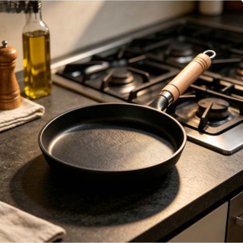 Cast Iron Corn - 26cm Unbeschichtete Gusseisenpfanne Antihaft-Crêpe-Pfannkuchenpfanne Geeignet für