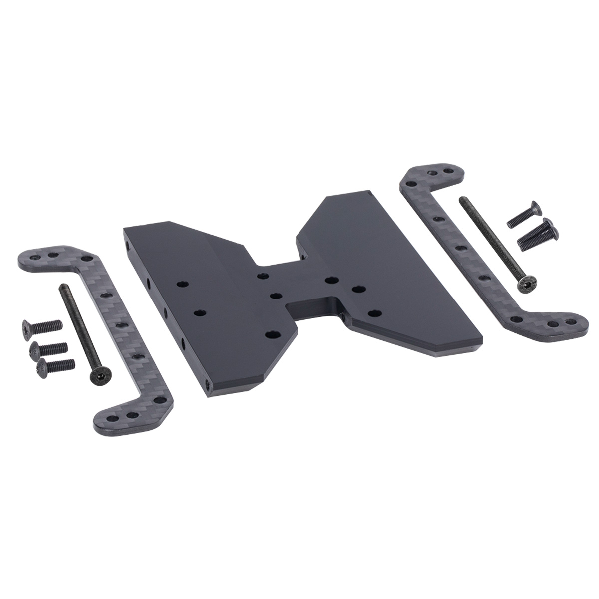 Crepe Pan Carbon - Carbon Fiber Chassis Skid Platte Übertragung