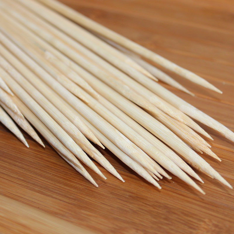 Corn Dog Stick - 50cm x 5mm Lange Einweg-BBQ-Grillspieße aus