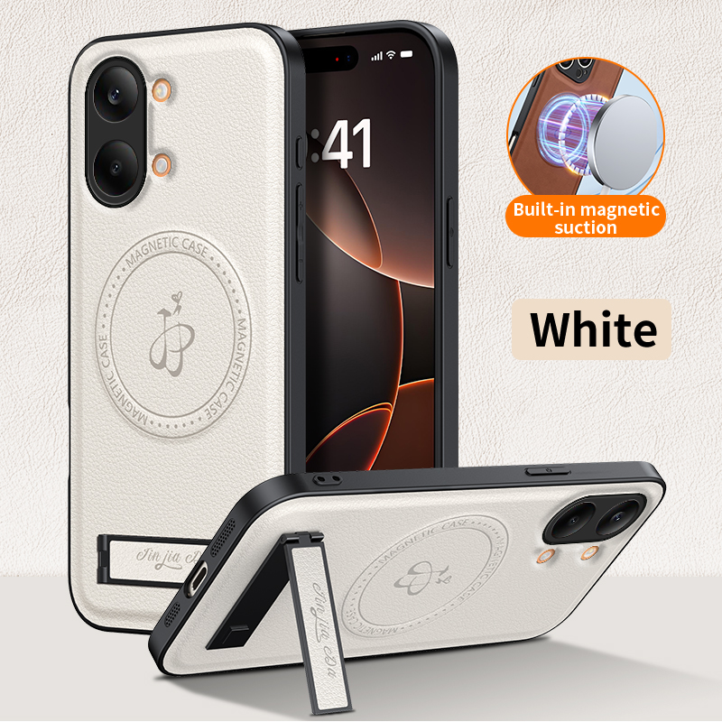 Taco Stand Holder - Luxuriöse Leder-Handyhülle mit Standfunktion für Xiaomi