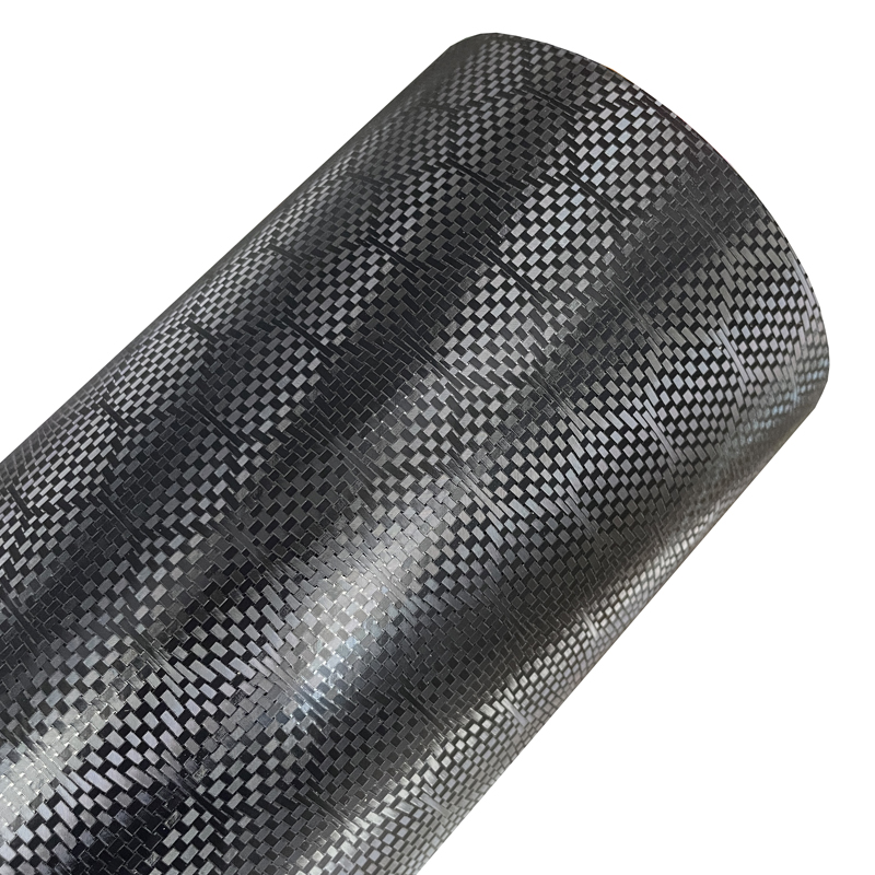 Crepe Pan Carbon - Wasserdichte PET Schwarze Hexagonale Wabenstruktur Carbon-Vinylfolie