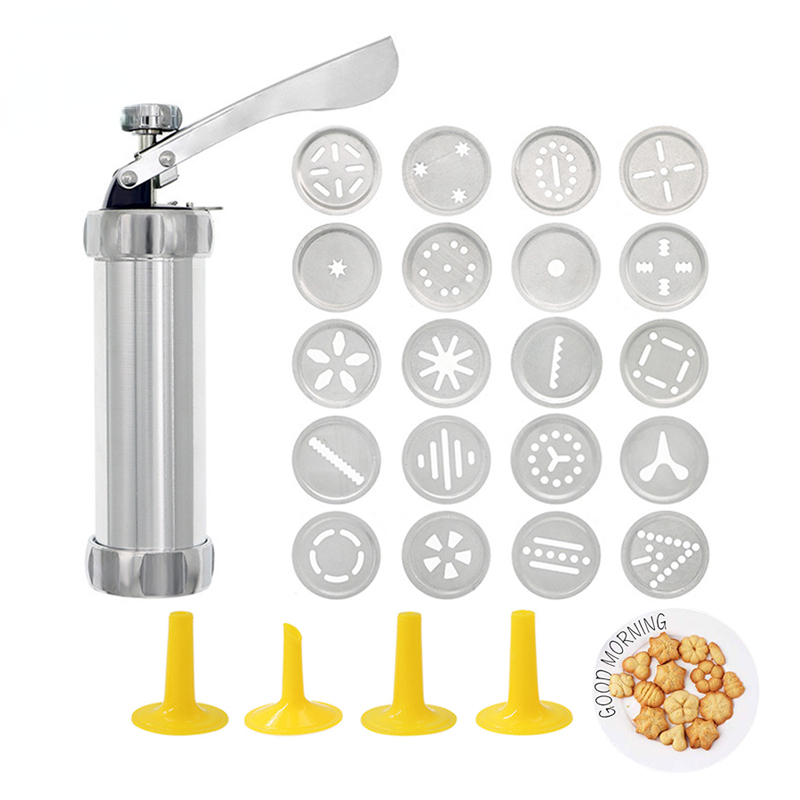Churros Maker Gun - Kekspresse, Pistole und Zuckerguss-Set, Weihnachts-Spritz-Legierung, Churro-Maker