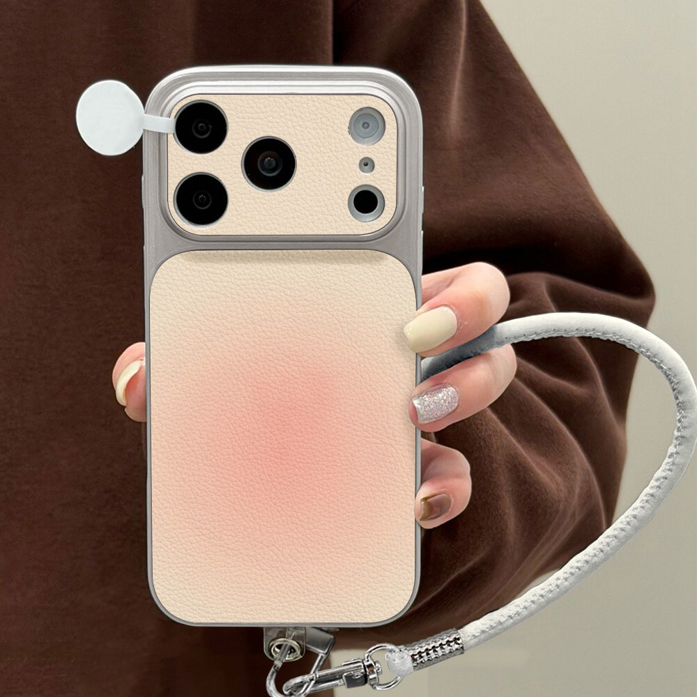 Taco Stand Holder - Lichee-Muster Handyhülle für iPhone 16 15