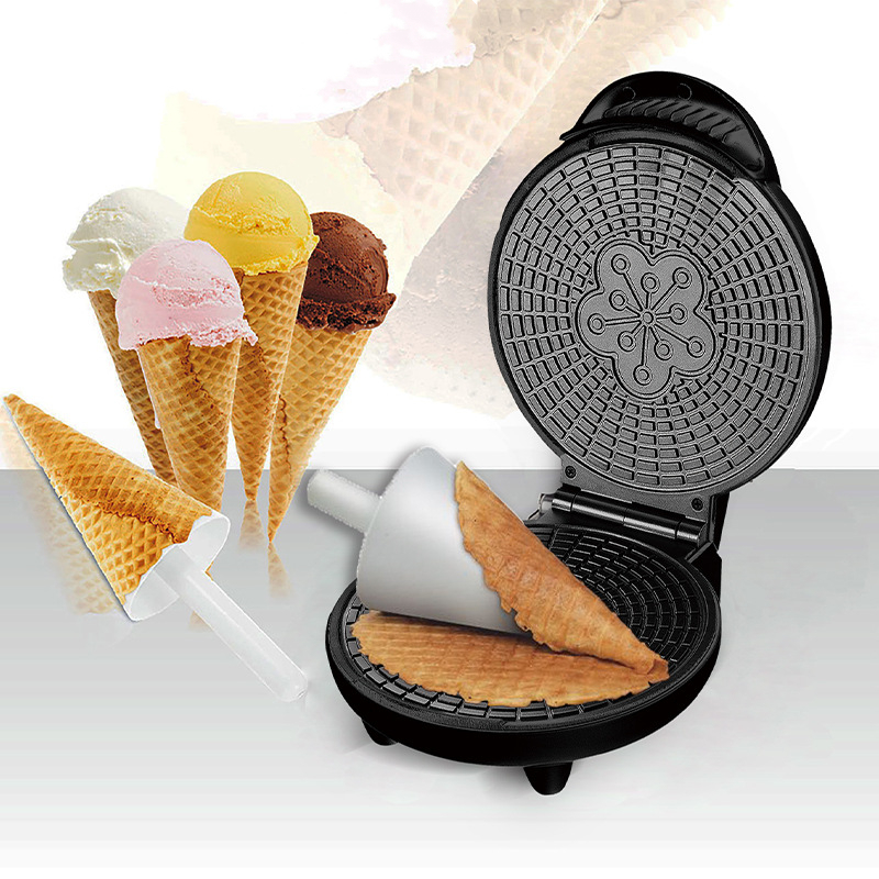Waffle Cone Maker - Elektrische Knusprige Frühlingsrolle Maker Haushalts Frühstück