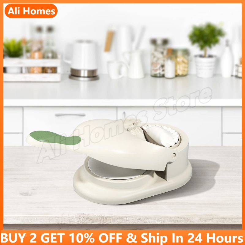 Momo Mold Press - Teigtaschen-Formmaschine 2-in-1 Momo Teigtaschen-Presse Multifunktionale DIY