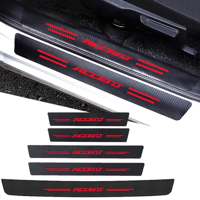 Crepe Pan Carbon - Auto Styling Tür Schwelle Schwelle Anti