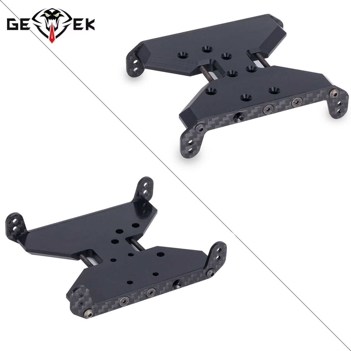 Crepe Pan Carbon - Carbon Fiber Chassis Skid Platte Delrin