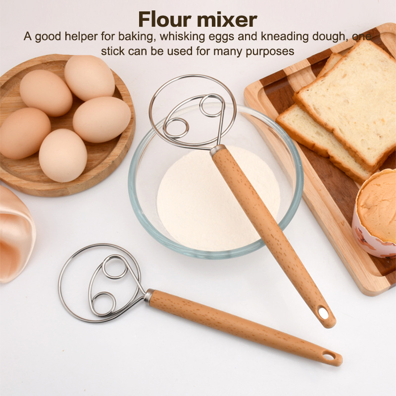 Danish Pancake Pan - 10-Zoll-Kreativer Stabmixer DIY dänisches Brot Edelstahl