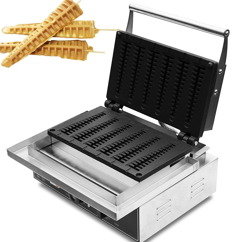 Mini Pancake Griddle - HPH2O Elektrische Waffeleisen-Maschine, Lolly-Waffel in Tannenform,
