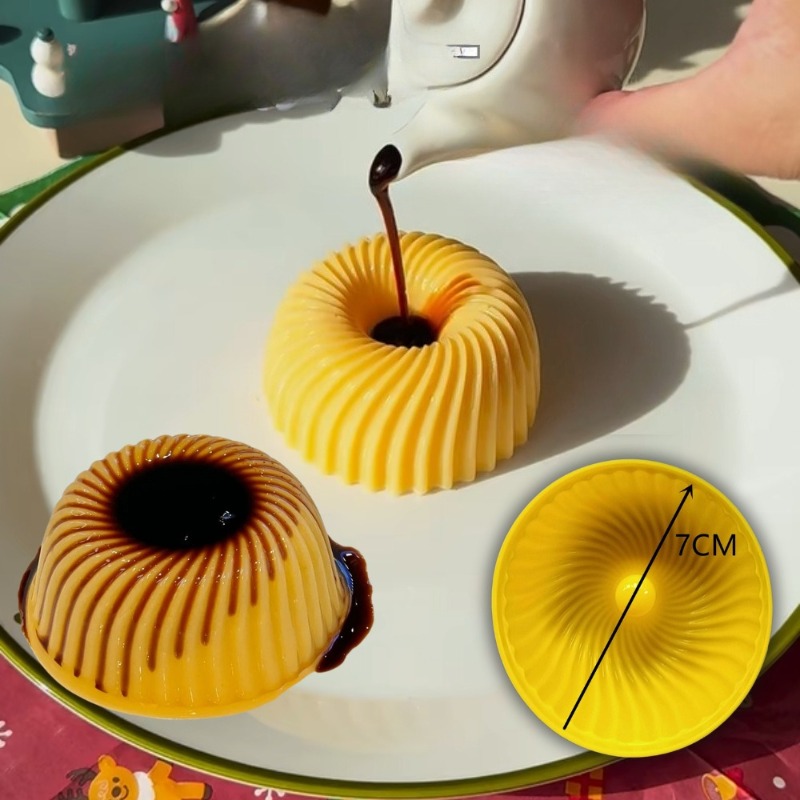 Donut Mold Silicone - Silikon Crème Brûlée Cupcake Muffin Donut