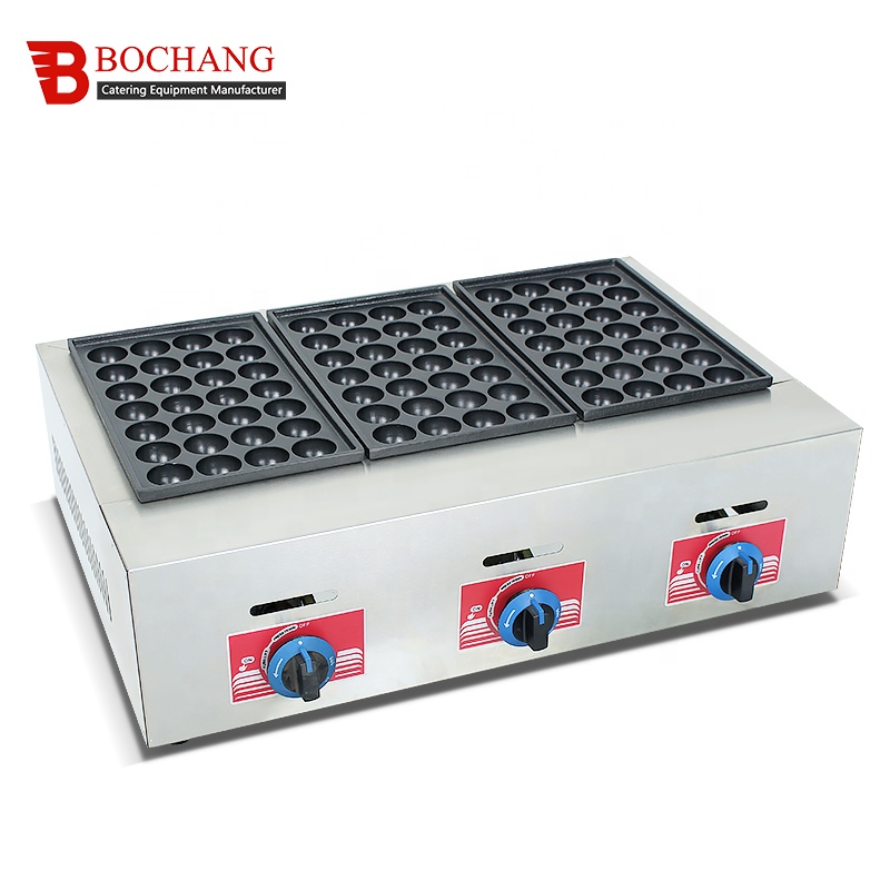 Takoyaki Grill Plate - Professioneller Gas-Eierwaffelautomat mit Antihaftbeschichtung 220V Japanische