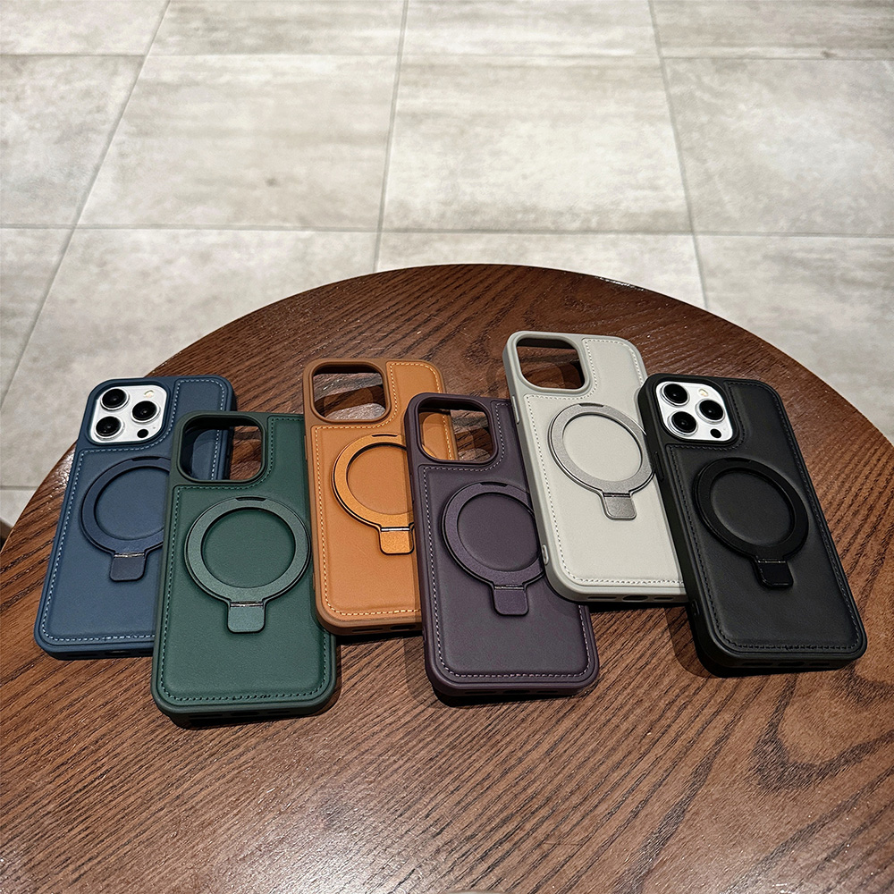 Taco Stand Holder - PU-Leder Magnetische Hülle für Apple iPhone