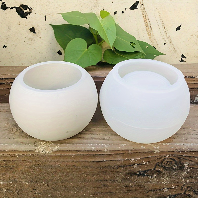 Potsticker Mold - Blumentopf Silikonform Sukkulenten Blumentopf Aufbewahrungsbox Gips