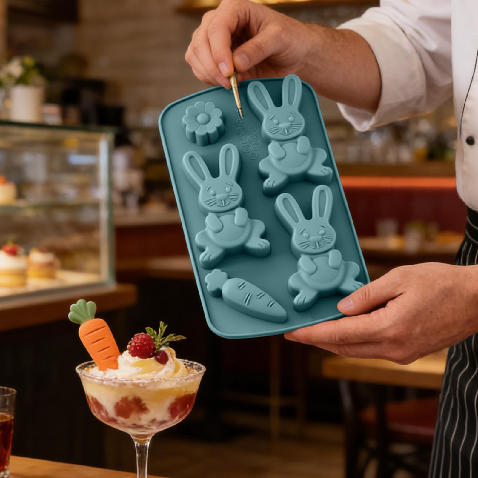 Bunny Cake Mold - Osterhase Backform Antihaftbeschichtet 3D Hasenform Harzform