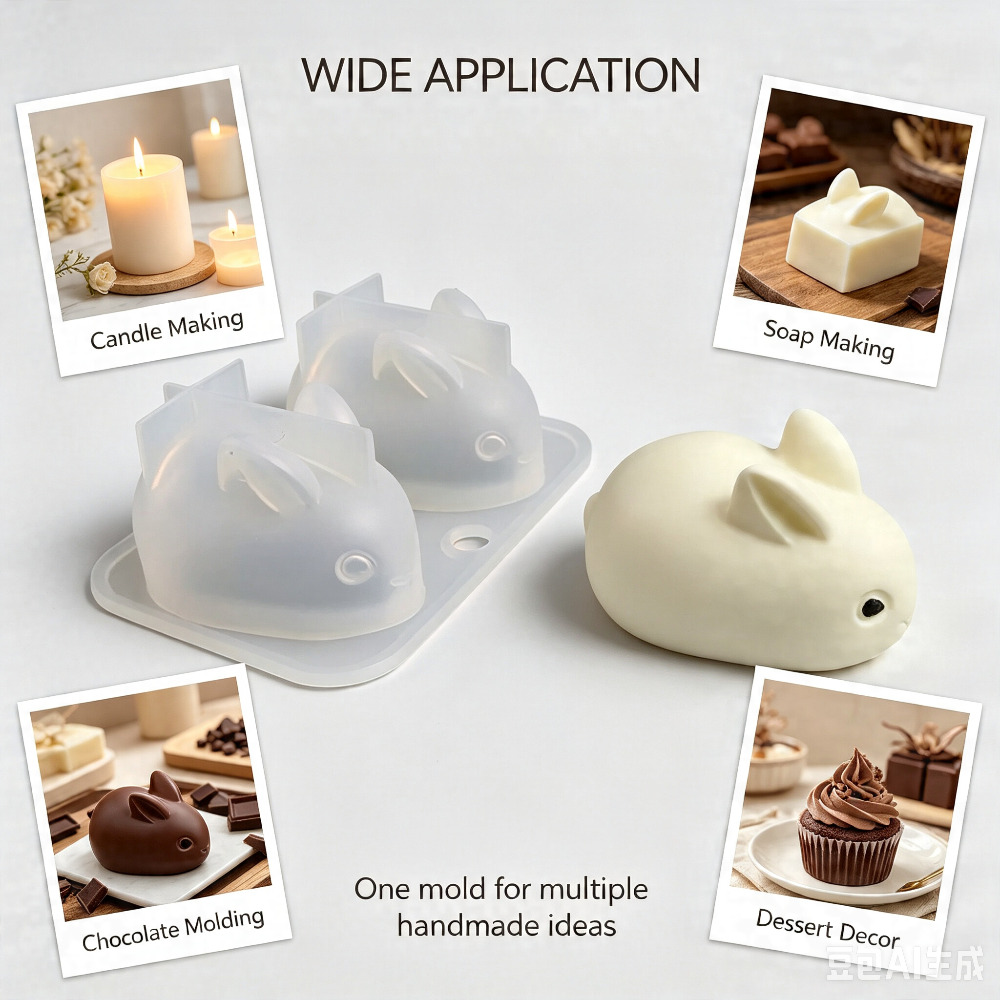 3D Mini-Hasen-Silikonform Lebe – Bunny Cake Mold Bewertung und Preis