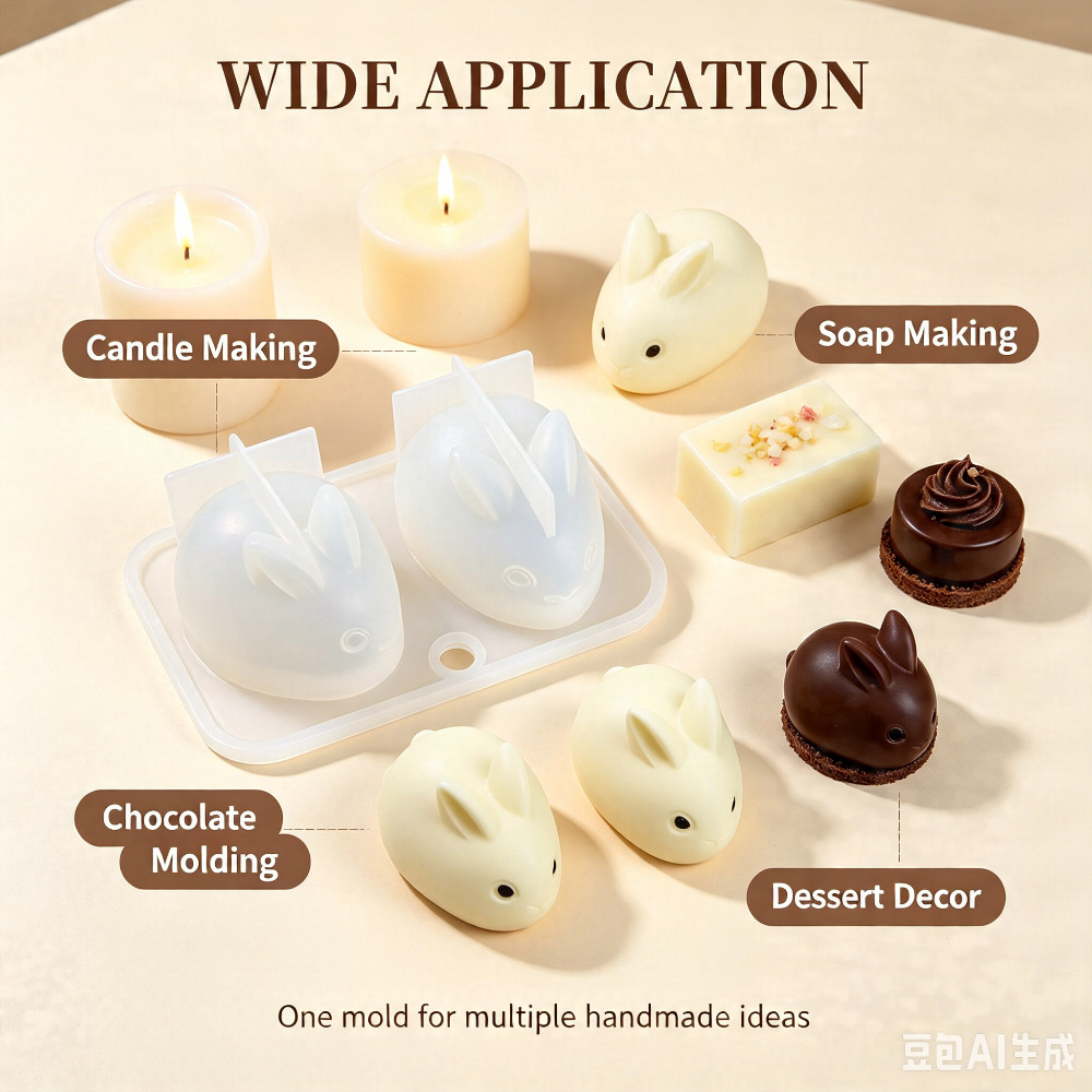 3D Mini-Hasen-Silikonform Lebe – Bunny Cake Mold Bewertung und Preis