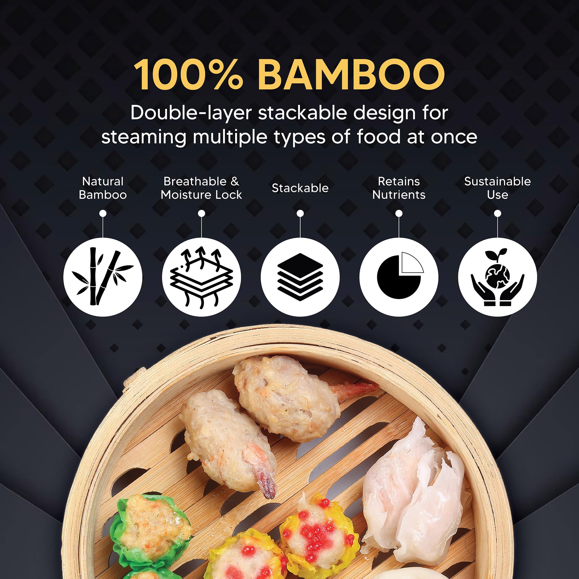 10-Zoll-Dampfgarer aus Bambus  – Bao Steamer Bamboo Bewertung und Preis
