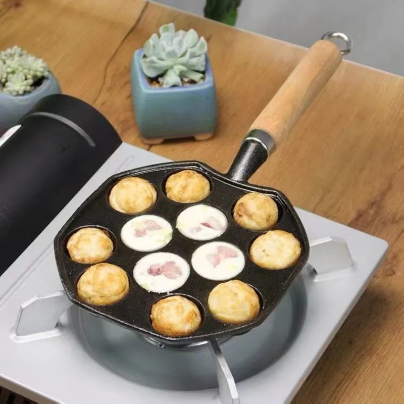 Backen Takoyaki Pfanne 14 Löch – Cast Iron Corn Bewertung und Preis