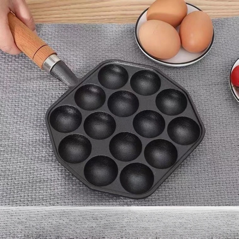 Backen Takoyaki Pfanne 14 Löch – Cast Iron Corn Bewertung und Preis