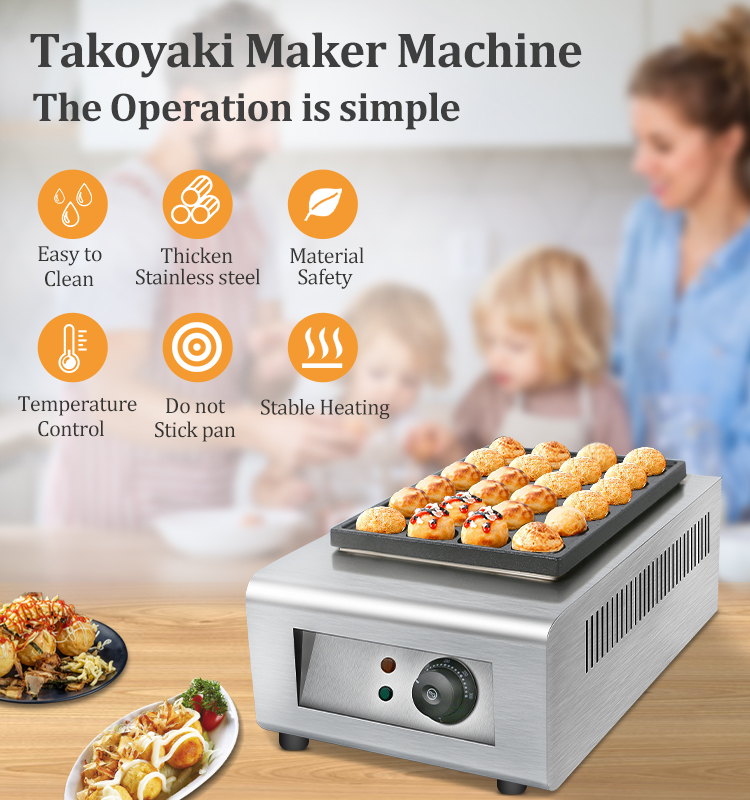 Kommerzielle Big Power elektri – Takoyaki Grill Plate Bewertung und Preis