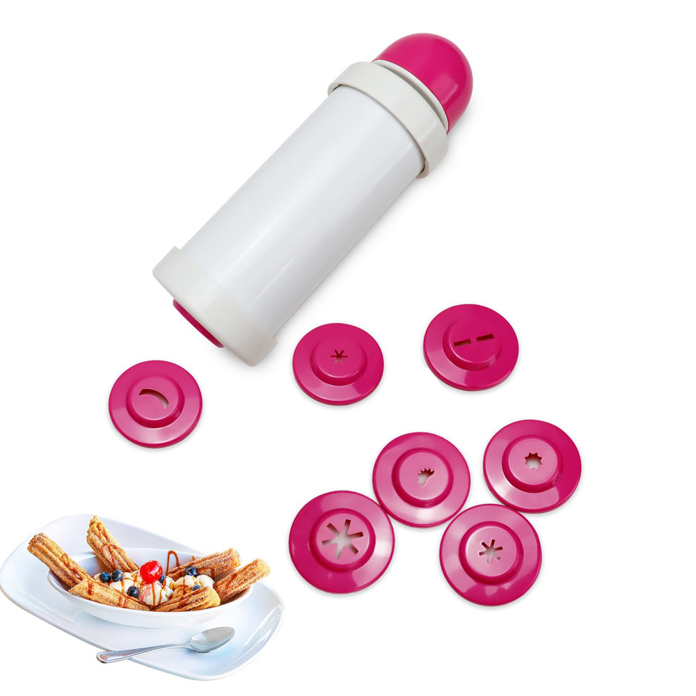 1pc DIY Manuelle Cookie Presse – Churros Maker Gun Bewertung und Preis