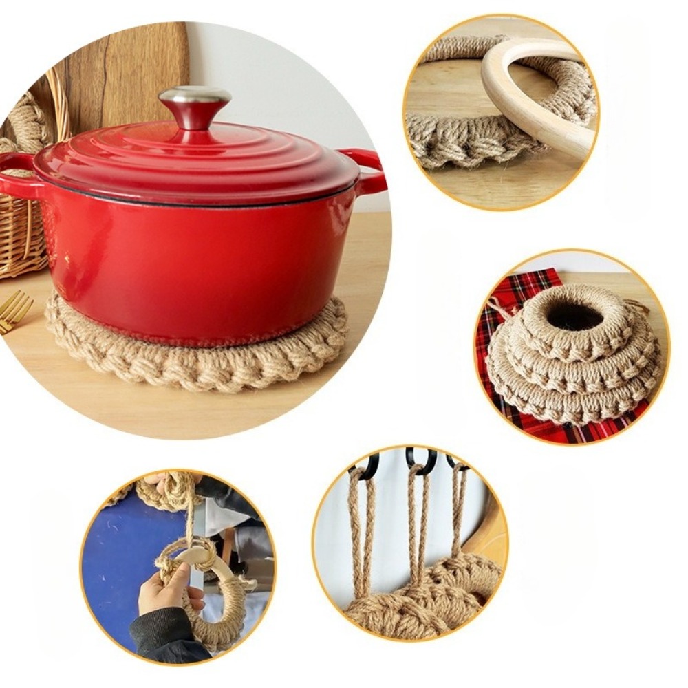 2er-Set rustikale Jute-Web-Unt – Cast Iron Corn Bewertung und Preis