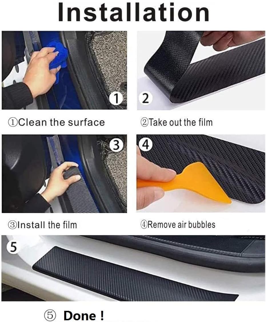 Auto-Türschwellen-Platten-Schu – Crepe Pan Carbon Bewertung und Preis