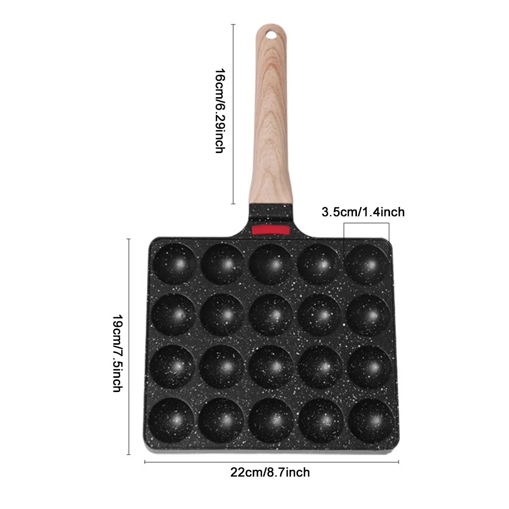 Takoyaki-Pfanne, 20 Formen, Ta – Takoyaki Grill Plate Bewertung und Preis