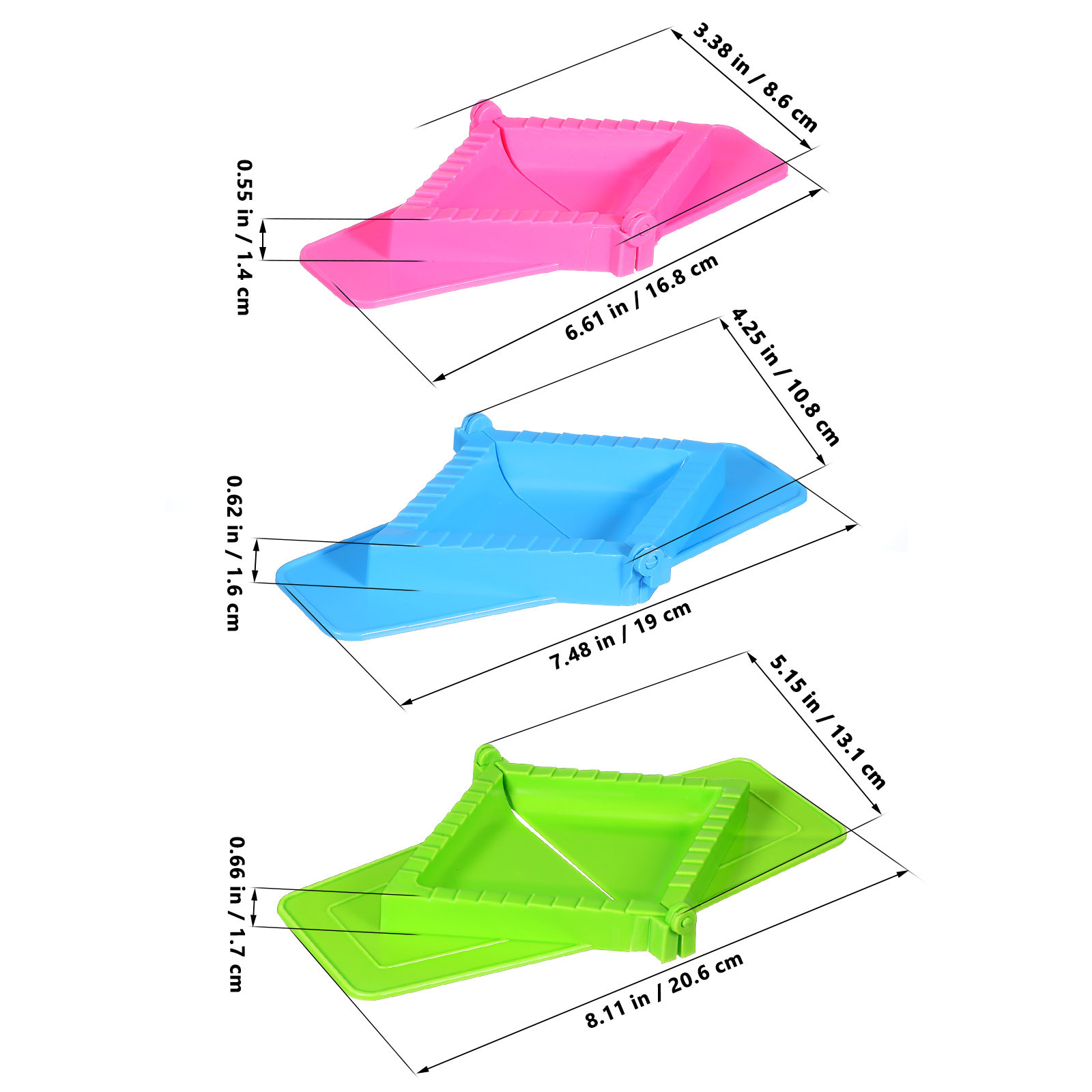 3-teiliges Teigtaschen-Formen- – Dumpling Press Set Bewertung und Preis