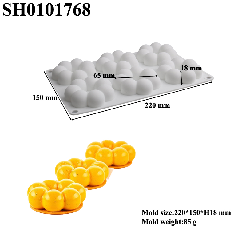 1 oder 6 Zellen Blütenblattför – Donut Mold Silicone Bewertung und Preis
