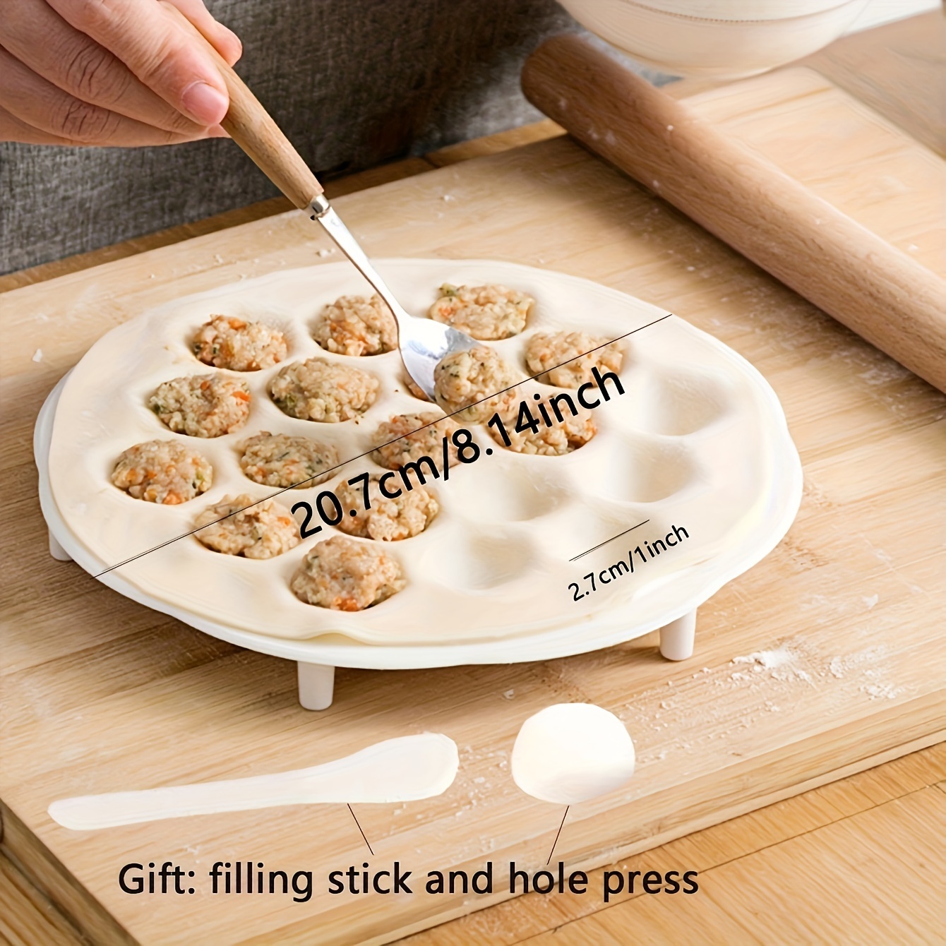 1 Stück – einfache chinesische – Dumpling Press Set Bewertung und Preis