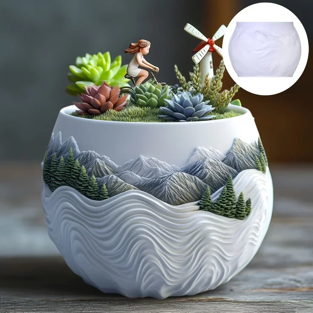 Bergrelief Sukkulente Blumento – Potsticker Mold Bewertung und Preis
