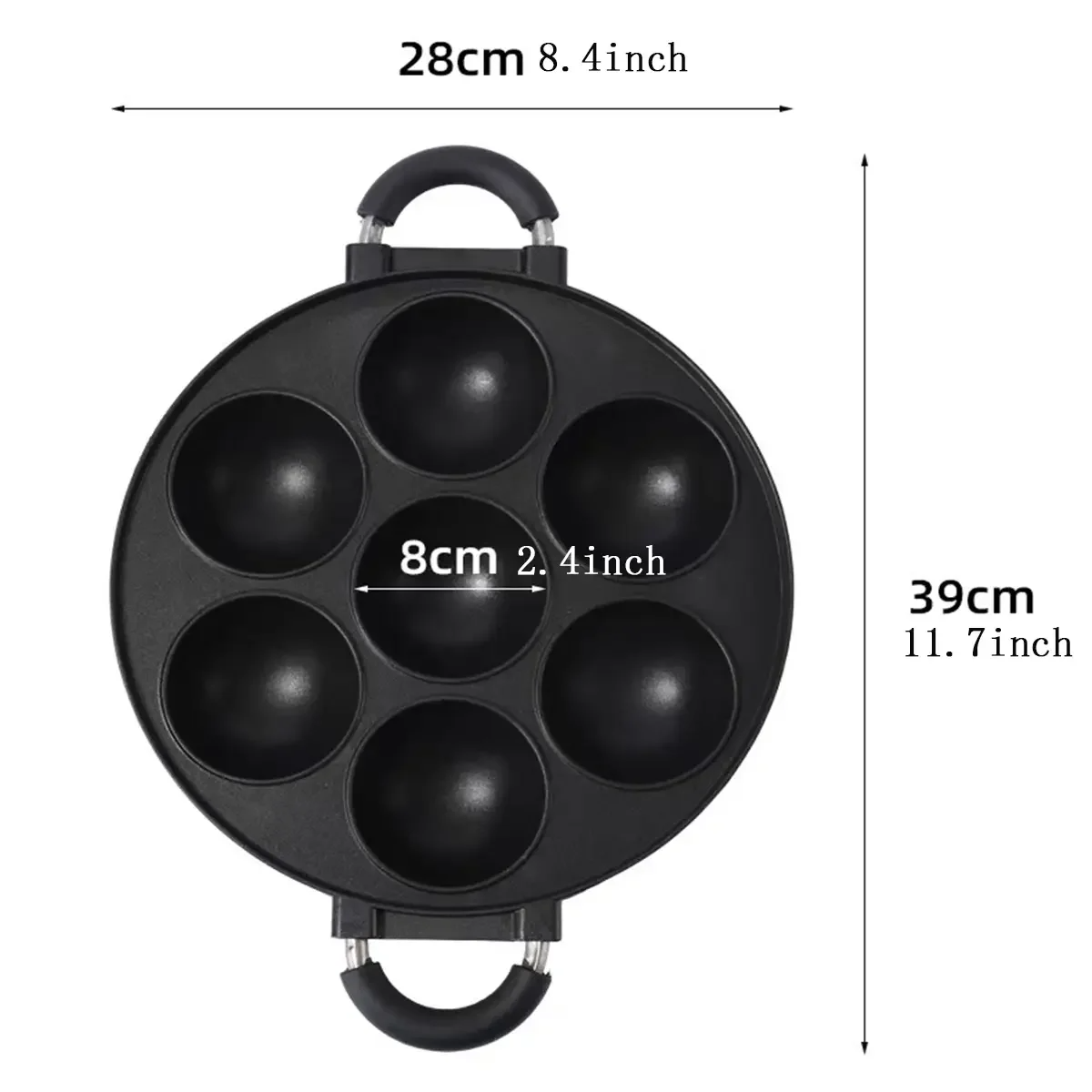 7-Loch-Kuchen-Kochpfanne aus G – Egg Waffle Pan Bewertung und Preis