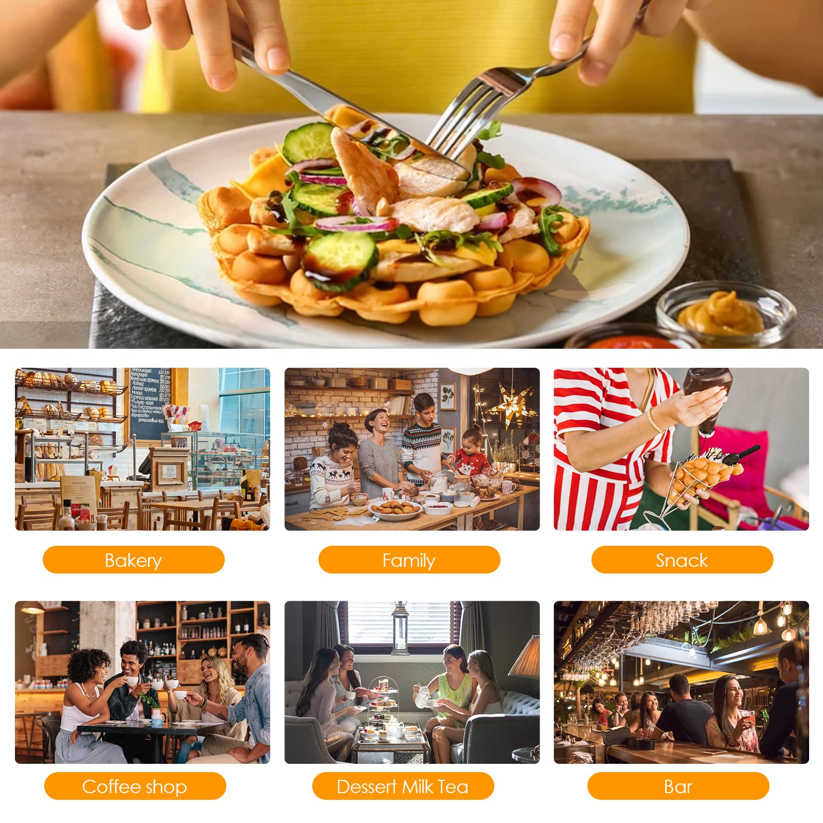 Neue elektrische antihaftbesch – Waffle Cone Maker Bewertung und Preis