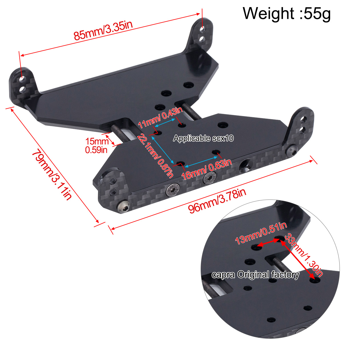 Carbon Fiber Chassis Skid Plat – Crepe Pan Carbon Bewertung und Preis