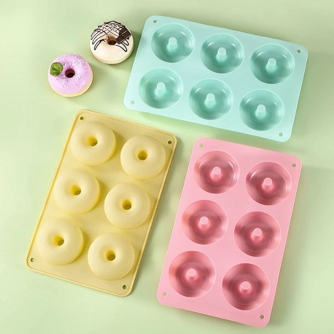 Mehrfach-Hohlraum Hitzebeständ – Donut Mold Silicone Bewertung und Preis