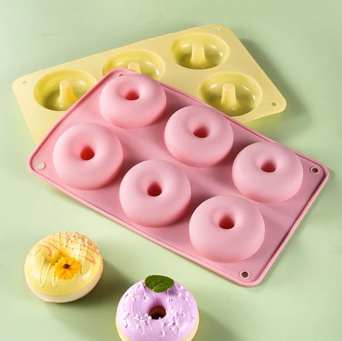 Mehrfach-Hohlraum Hitzebeständ – Donut Mold Silicone Bewertung und Preis