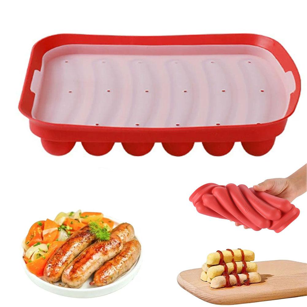 Wurstform mit 6 Fächern aus Si – Hot Dog Press Bewertung und Preis