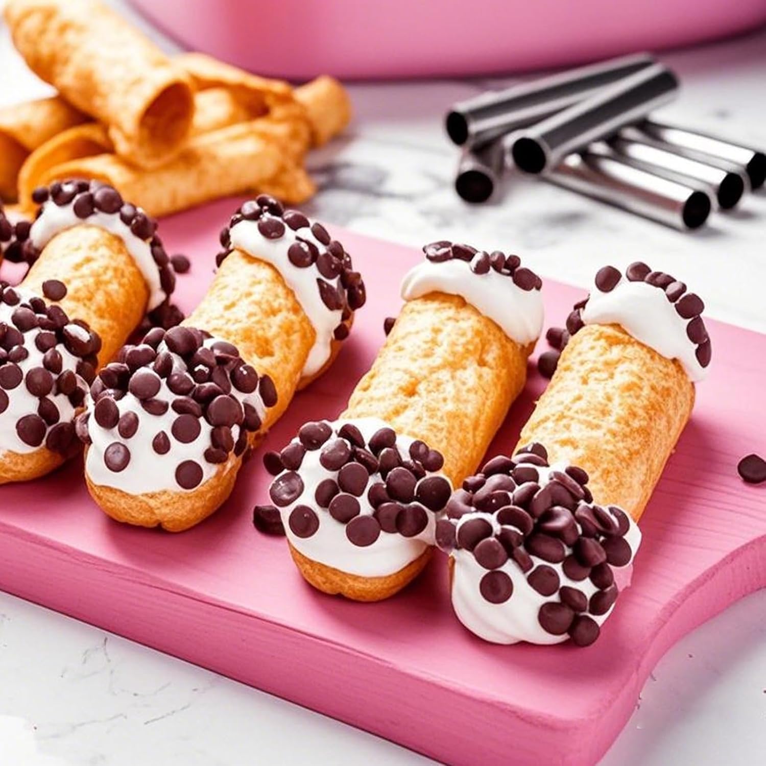 10/20 Stück Cannoli-Röhrchen,  – Danish Pancake Pan Bewertung und Preis