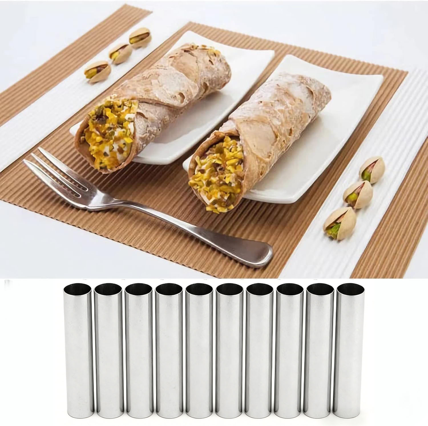 10/20 Stück Cannoli-Röhrchen,  – Danish Pancake Pan Bewertung und Preis
