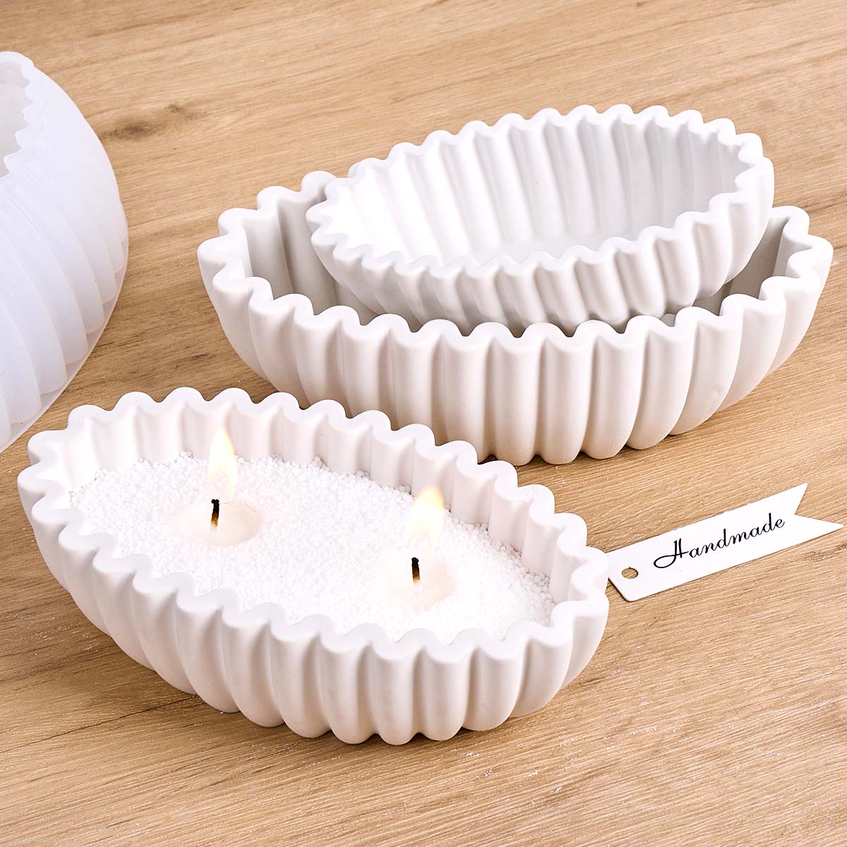 S/M/L Ovale Gestreifte Aufbewa – Potsticker Mold Bewertung und Preis