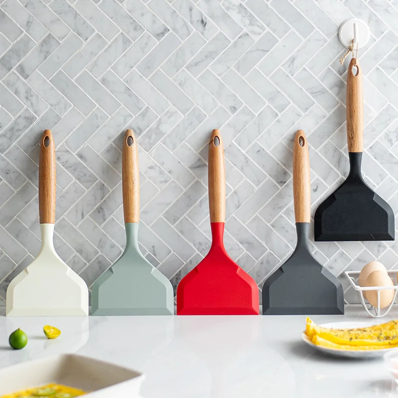 2Pcs Silikon Spatel Breiten Mu – Okonomiyaki Spatula Bewertung und Preis