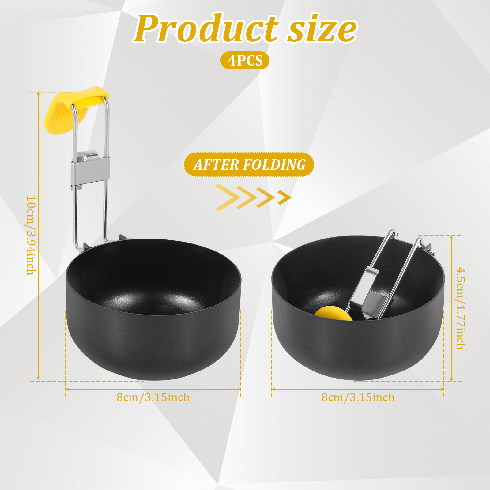 4er-Pack Eierstroper aus Edels – Mini Pancake Griddle Bewertung und Preis